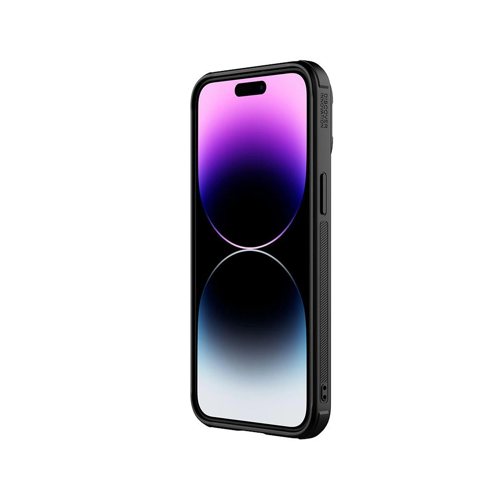 Etui Nillkin CamShield Prop Leather Magnetic Apple iPhone 15 Pro Max czarny/black