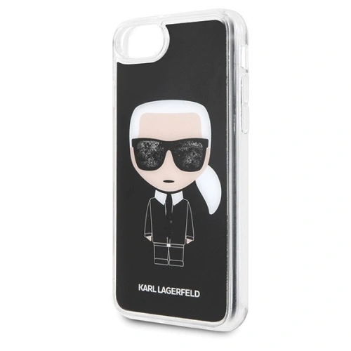 Kup Karl Lagerfeld Apple KLHCI8ICGBK iPhone SE 2022/SE 2020/8/7 schwarz/schwarz Iconic Glitter - KLD071BLK - {ean13} - Sklep Home Screen