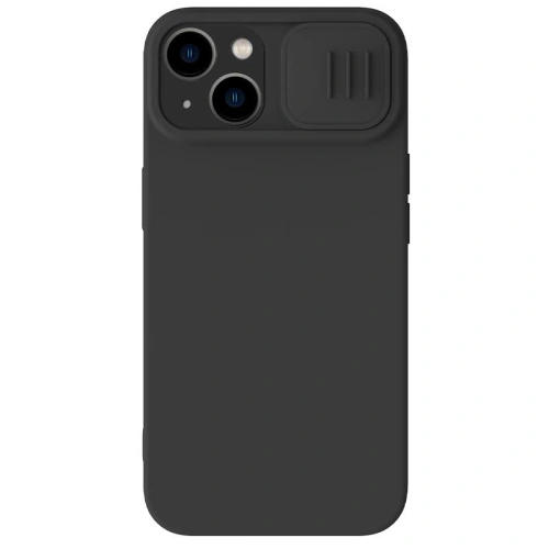 Kup Etui Nillkin CamShield Silky Magnetic Silicon Apple iPhone 15 Plus / 14 Plus czarny/black - NLK1462 - {ean13} - Sklep Home Screen
