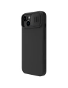 Kup Etui Nillkin CamShield Silky Magnetic Silicon Apple iPhone 15 Plus / 14 Plus czarny/black - NLK1462 - {ean13} - Sklep Home Screen