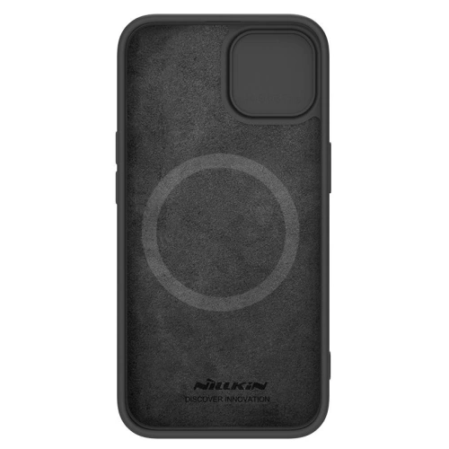 Kup Etui Nillkin CamShield Silky Magnetic Silicon Apple iPhone 15 Plus / 14 Plus czarny/black - NLK1462 - {ean13} - Sklep Home Screen