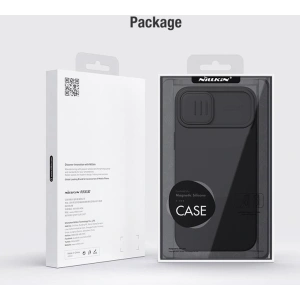 Kup Etui Nillkin CamShield Silky Magnetic Silicon Apple iPhone 15 Plus / 14 Plus czarny/black - NLK1462 - {ean13} - Sklep Home Screen
