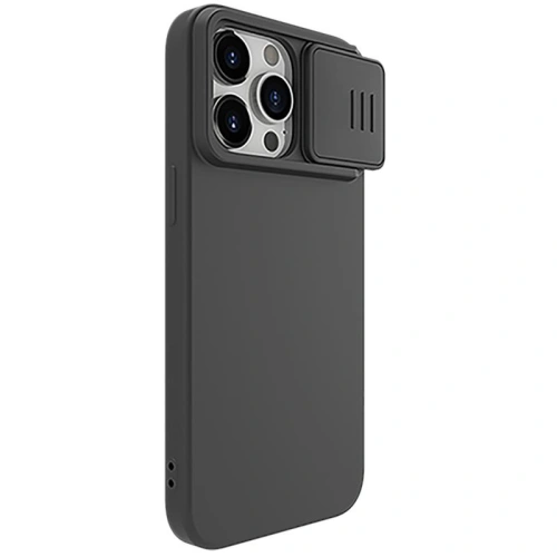 Kup Etui Nillkin CamShield Silky Magnetic Silicon Apple iPhone 15 Pro Max černý/black - NLK1463 - {ean13} - Sklep Home Screen