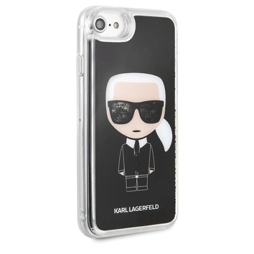 Kup Karl Lagerfeld Apple KLHCI8ICGBK iPhone SE 2022/SE 2020/8/7 schwarz/schwarz Iconic Glitter - KLD071BLK - {ean13} - Sklep Home Screen