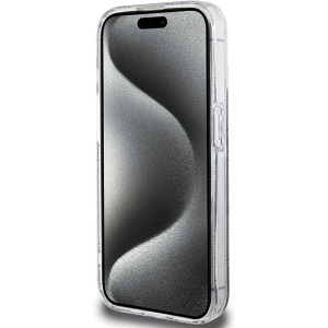 Etui Guess GUHMP15LHGCUSTGK Apple iPhone 15 Pro hardcase IML GCube MagSafe negru/black