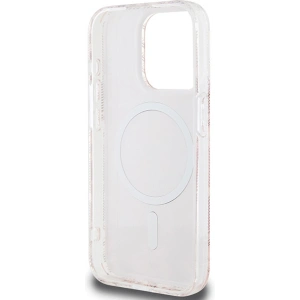 Etui Guess GUHMP15LHGCUSTGP Apple iPhone 15 Pro hardcase IML GCube MagSafe roz/pink