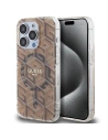 Etui Guess GUHMP15LHGCUSTGW Apple iPhone 15 Pro hardcase IML GCube MagSafe brązowy/brown