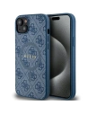 Etui Guess GUHMP15MG4GFRB Apple iPhone 15 Plus / 14 Plus hardcase 4G Collection Leather Metal Logo MagSafe niebieski/blue