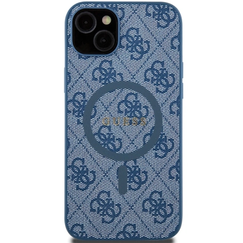 Kup Case Guess GUHMP15MG4GFRB Apple iPhone 15 Plus / 14 Plus Hardcase 4G Collection Leder Metall-Logo MagSafe blau/blue - GUE3237 - {ean13} - Sklep Home Screen