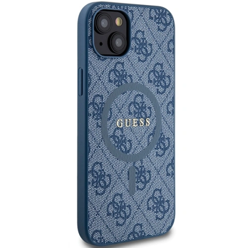 Kup Case Guess GUHMP15MG4GFRB Apple iPhone 15 Plus / 14 Plus Hardcase 4G Collection Leder Metall-Logo MagSafe blau/blue - GUE3237 - {ean13} - Sklep Home Screen
