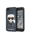 Karl Lagerfeld KLHCI8IKPUBL Apple iPhone SE 2022/SE 2020/8/7 hardcase modrý/blue Iconic Karl Embossed