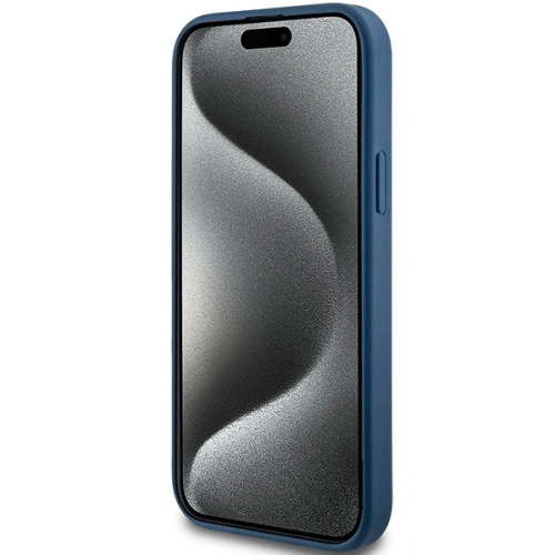 Kup Case Guess GUHMP15MG4GFRB Apple iPhone 15 Plus / 14 Plus Hardcase 4G Collection Leder Metall-Logo MagSafe blau/blue - GUE3237 - {ean13} - Sklep Home Screen