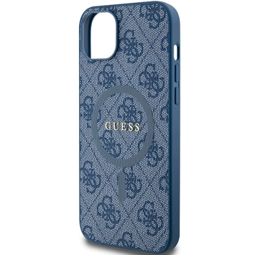 Kup Etui Guess GUHMP15MG4GFRB Apple iPhone 15 Plus / 14 Plus hardcase 4G Collection Leather Metal Logo MagSafe albastru/blue - GUE3237 - {ean13} - Sklep Home Screen