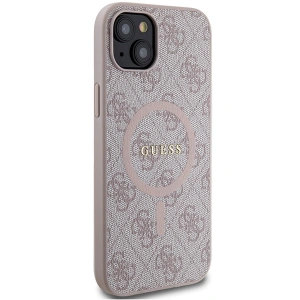 Kup Etui Guess GUHMP15MG4GFRP Apple iPhone 15 Plus / 14 Plus hardcase 4G Collection Leather Metal Logo MagSafe różowy/pink - GUE3239 - {ean13} - Sklep Home Screen