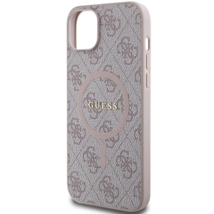 Kup Etui Guess GUHMP15MG4GFRP Apple iPhone 15 Plus / 14 Plus hardcase 4G Collection Leather Metal Logo MagSafe różowy/pink - GUE3239 - {ean13} - Sklep Home Screen