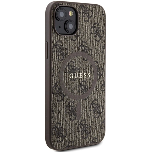 Kup Etui Guess GUHMP15MG4GFRW Apple iPhone 15 Plus / 14 Plus hardcase 4G Collection Leather Metal Logo MagSafe brązowy/brown - GUE3240 - {ean13} - Sklep Home Screen