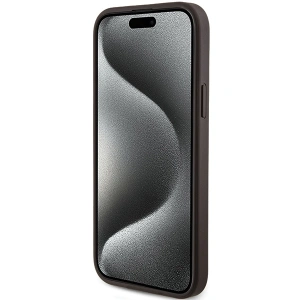 Kup Etui Guess GUHMP15MG4GFRW Apple iPhone 15 Plus / 14 Plus kemény tok 4G Kollekció Bőr Fém Logó MagSafe barna/brown - GUE3240 - {ean13} - Sklep Home Screen