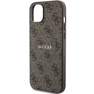 Kup Etui Guess GUHMP15MG4GFRW Apple iPhone 15 Plus / 14 Plus hardcase 4G Collection Leather Metal Logo MagSafe brązowy/brown - GUE3240 - {ean13} - Sklep Home Screen