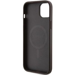 Kup Etui Guess GUHMP15MG4GFRW Apple iPhone 15 Plus / 14 Plus kemény tok 4G Kollekció Bőr Fém Logó MagSafe barna/brown - GUE3240 - {ean13} - Sklep Home Screen