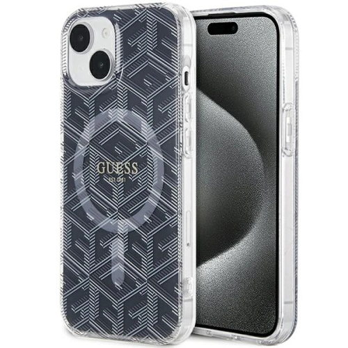 Kup Etui Guess GUHMP15MHGCUSTGK Apple iPhone 15 Plus / 14 Plus hardcase IML GCube MagSafe negru/black - GUE3241 - {ean13} - Sklep Home Screen