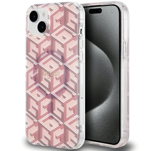 Kup Etui Guess GUHMP15MHGCUSTGP Apple iPhone 15 Plus / 14 Plus hardcase IML GCube MagSafe rózsaszín/pink - GUE3242 - {ean13} - Sklep Home Screen