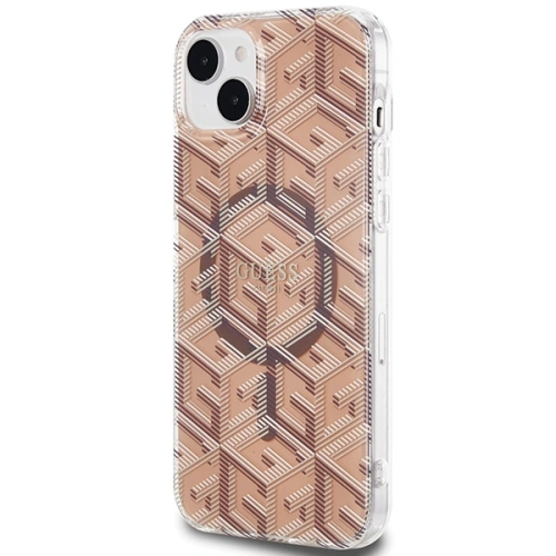 Kup Etui Guess GUHMP15MHGCUSTGW Apple iPhone 15 Plus / 14 Plus hardcase IML GCube MagSafe brązowy/brown - GUE3243 - {ean13} - Sklep Home Screen