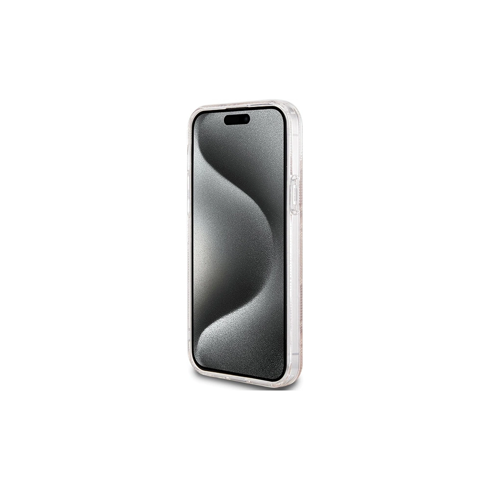 Etui Guess GUHMP15MHGCUSTGW Apple iPhone 15 Plus / 14 Plus hardcase IML GCube MagSafe brązowy/brown