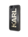 Buy Karl Lagerfeld KLHCI8KAGBK Apple iPhone SE 2022/SE 2020/8/7 black Karl logo Glitter - KLD074BLK - {ean13} - Home Screen Store Europe