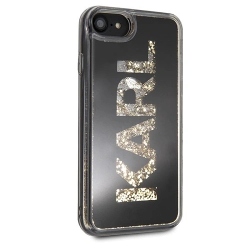 Buy Karl Lagerfeld KLHCI8KAGBK Apple iPhone SE 2022/SE 2020/8/7 black Karl logo Glitter - KLD074BLK - {ean13} - Home Screen Store Europe