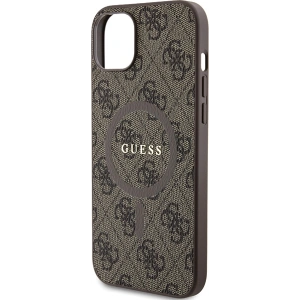 Kup Etui Guess GUHMP15SG4GFRW Apple iPhone 15 / 14 hardcase 4G Collection Leather Metal Logo MagSafe brązowy/brown - GUE3247 - {ean13} - Sklep Home Screen