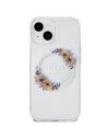 Kup Case Guess GUHMP15SHFWFCT Apple iPhone 15 / 14 Hardcase IML Blumen Kranz MagSafe transparent - GUE3248 - {ean13} - Sklep Home Screen