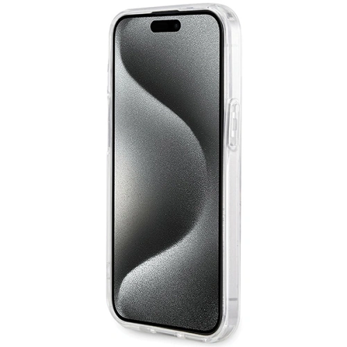 Kup Case Guess GUHMP15SHFWFCT Apple iPhone 15 / 14 Hardcase IML Blumen Kranz MagSafe transparent - GUE3248 - {ean13} - Sklep Home Screen