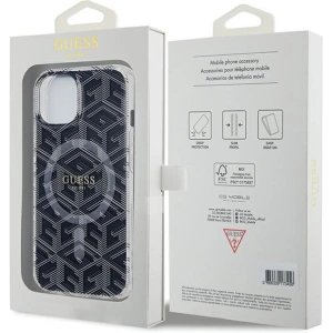 Kup Etui Guess GUHMP15SHGCUSTGK Apple iPhone 15 / 14 hardcase IML GCube MagSafe czarny/black - GUE3249 - {ean13} - Sklep Home Screen