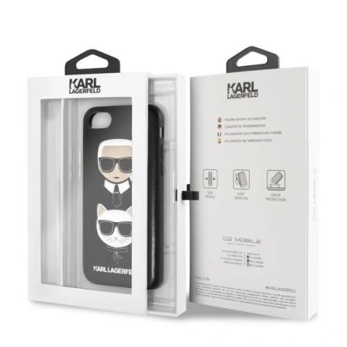 Kup Karl Lagerfeld KLHCI8KICKC Apple iPhone SE 2022/SE 2020/8/7 hardcase černý/black Karl & Choupette - KLD075BLK - {ean13} - Sklep Home Screen