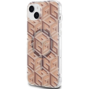 Kup Etui Guess GUHMP15SHGCUSTGW Apple iPhone 15 / 14 hardcase IML GCube MagSafe brązowy/brown - GUE3251 - {ean13} - Sklep Home Screen