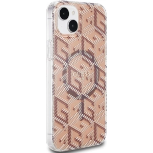 Kup Etui Guess GUHMP15SHGCUSTGW Apple iPhone 15 / 14 hardcase IML GCube MagSafe brązowy/brown - GUE3251 - {ean13} - Sklep Home Screen