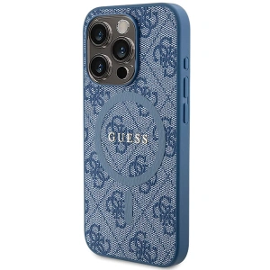 Kup Etui Guess GUHMP15XG4GFRB Apple iPhone 15 Pro Max hardcase 4G Collection Leather Metal Logo MagSafe modrý/blue - GUE3252 - {ean13} - Sklep Home Screen