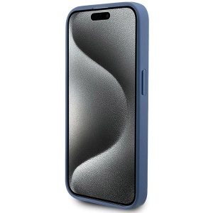 Buy Guess GUHMP15XG4GFRB Apple iPhone 15 Pro Max hardcase 4G Collection Leather Metal Logo MagSafe blue - GUE3252 - {ean13} - Home Screen Store Europe