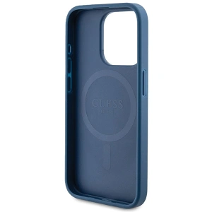 Buy Guess GUHMP15XG4GFRB Apple iPhone 15 Pro Max hardcase 4G Collection Leather Metal Logo MagSafe blue - GUE3252 - {ean13} - Home Screen Store Europe