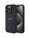 Etui Guess GUHMP15XG4GFRK Apple iPhone 15 Pro Max hardcase 4G Collection Leather Metal Logo MagSafe černý/black