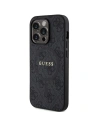 Kup Etui Guess GUHMP15XG4GFRK Apple iPhone 15 Pro Max kemény tok 4G Collection Bőr Fém Logó MagSafe fekete/black - GUE3253 - {ean13} - Sklep Home Screen