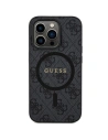 Kup Etui Guess GUHMP15XG4GFRK Apple iPhone 15 Pro Max kemény tok 4G Collection Bőr Fém Logó MagSafe fekete/black - GUE3253 - {ean13} - Sklep Home Screen