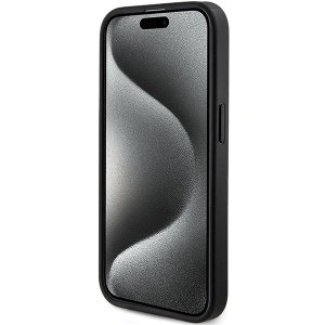 Buy Guess GUHMP15XG4GFRK Apple iPhone 15 Pro Max hardcase 4G Collection Leather Metal Logo MagSafe black - GUE3253 - {ean13} - Home Screen Store Europe