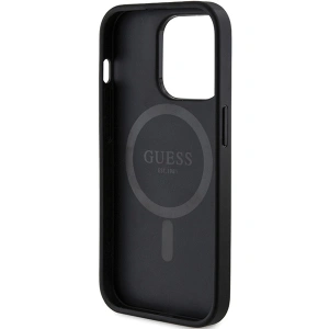 Buy Guess GUHMP15XG4GFRK Apple iPhone 15 Pro Max hardcase 4G Collection Leather Metal Logo MagSafe black - GUE3253 - {ean13} - Home Screen Store Europe