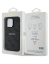 Kup Etui Guess GUHMP15XG4GFRK Apple iPhone 15 Pro Max kemény tok 4G Collection Bőr Fém Logó MagSafe fekete/black - GUE3253 - {ean13} - Sklep Home Screen
