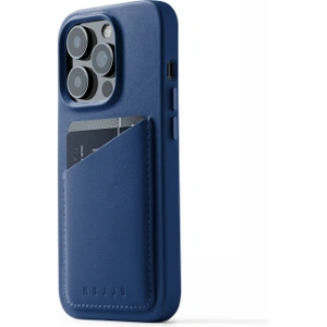 Buy Mujjo Full Leather Wallet Case Apple iPhone 14 Pro (monaco blue) - MUJ82 - {ean13} - Home Screen Store Europe