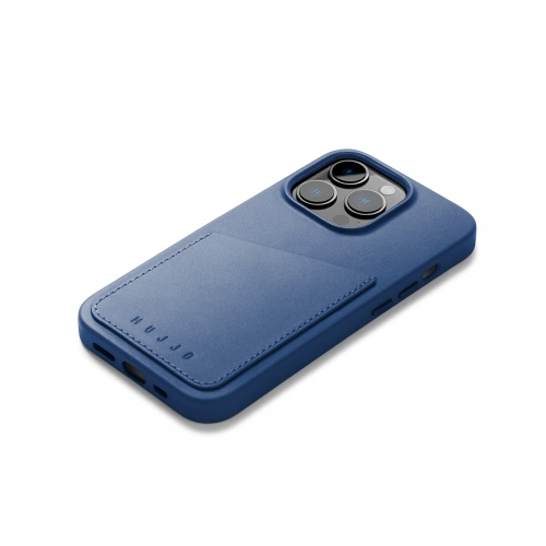 Kup Etui Mujjo Full Leather Wallet Case Apple iPhone 14 Pro (monaco blue) - MUJ82 - {ean13} - Sklep Home Screen