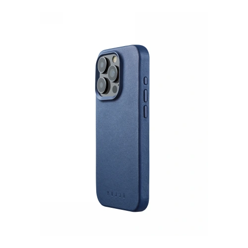 Kup Etui Mujjo Full Leather Case Apple iPhone 15 Pro MagSafe (albastru monaco) - MUJ96 - {ean13} - Sklep Home Screen