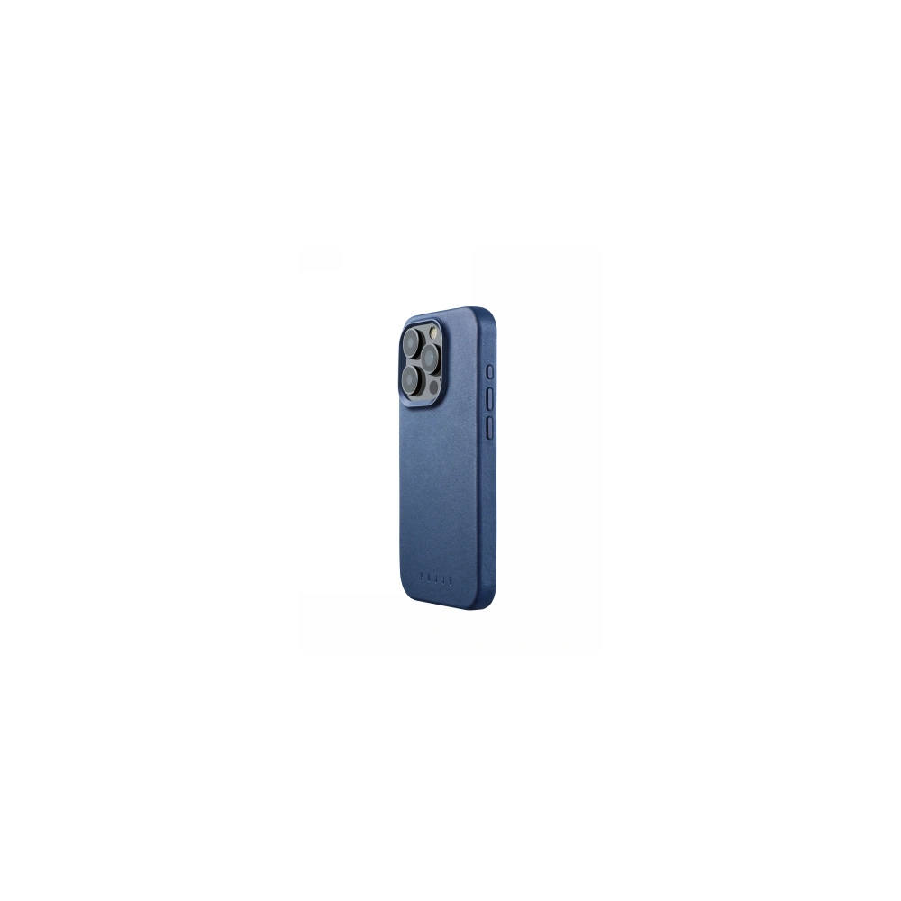 Etui Mujjo Full Leather Case Apple iPhone 15 Pro MagSafe (monaco blue)