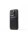 Etui Mujjo Full Leather Wallet Case Apple iPhone 15 Pro MagSafe (black)